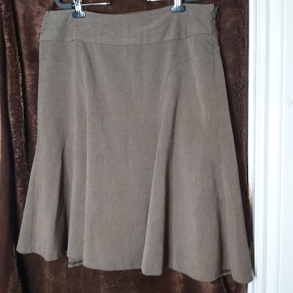 Bandolino stretch skirt - Brown - side zipper - Picture 1 of 6